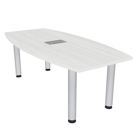 Skutchi Designs 33.5 in W, 69.5 in L, 29 in H, Engineered Wood Top, White H-BOT-3470-PT-EL-WC
